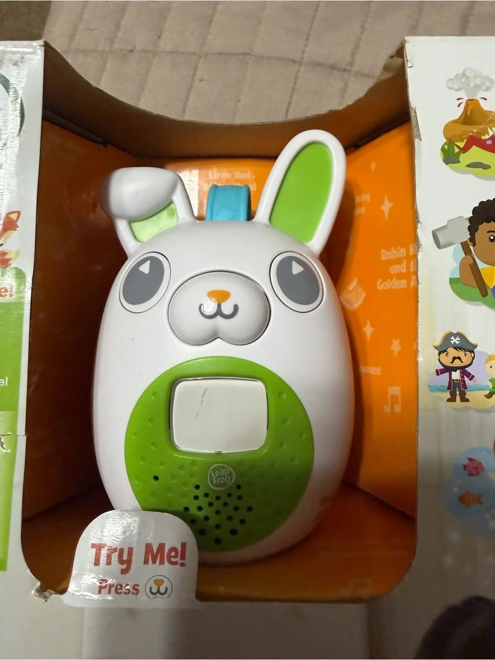 Rare! LeapFrog On-the-Go Story Pal Bunny, New in Box (Discontinued) Kidcore Fun